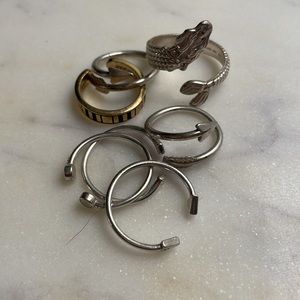 Sterling Silver Rings - $18 each